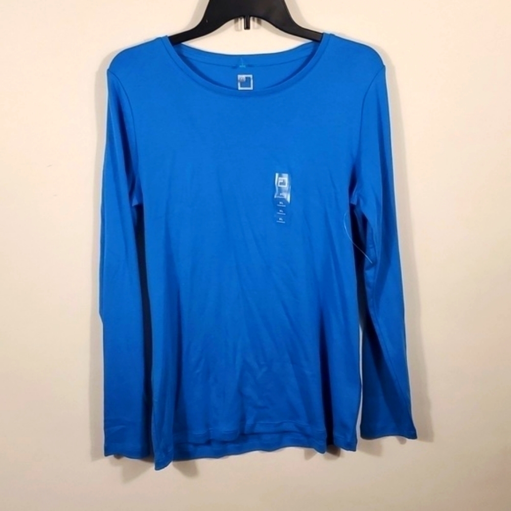 JCP Long sleeve Blue Shirt Size XL NWTG